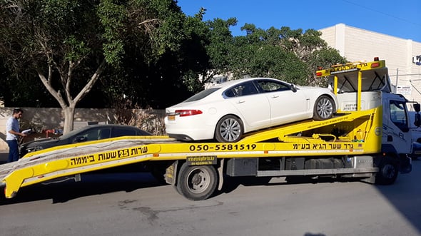תפיסת מכונית ירושלים, קרדיט: דוברות רשות המסים